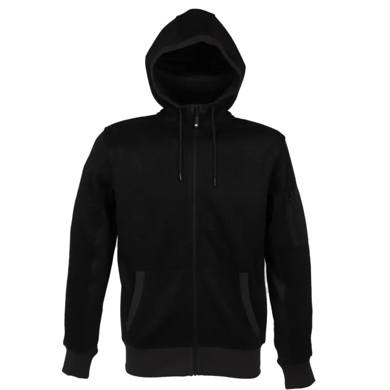 994735_resized Knitted Fleece New Quebec Man - Μαύρο