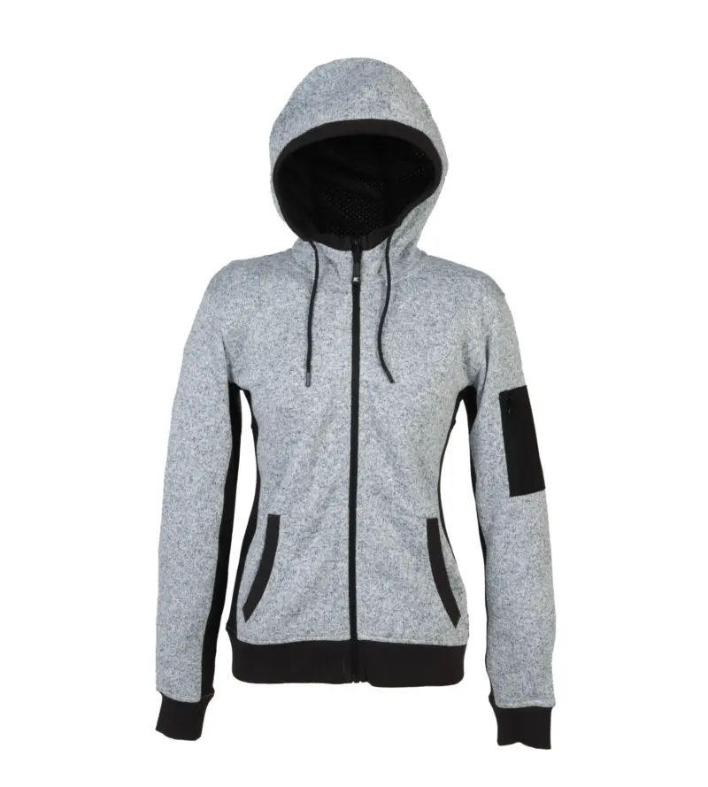 994741_resized Knitted Fleece New Quebec Lady - Ανοιχτό Γκρι