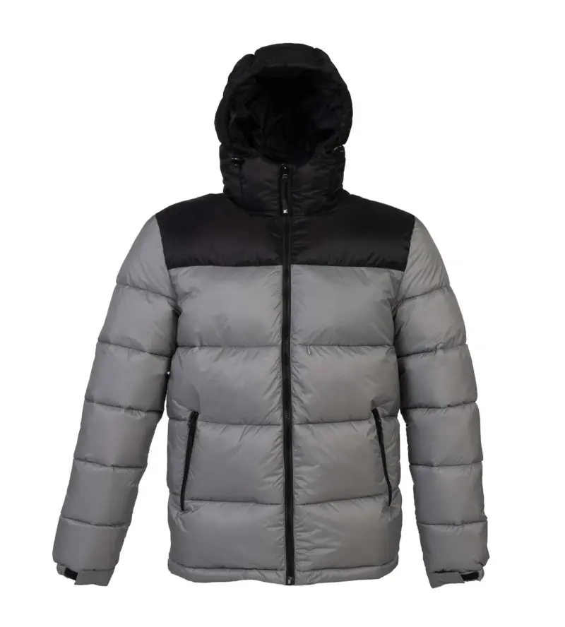 994862_resized Giubbotto Siberia Man - Μαύρο/Ανοιχτό Γκρι