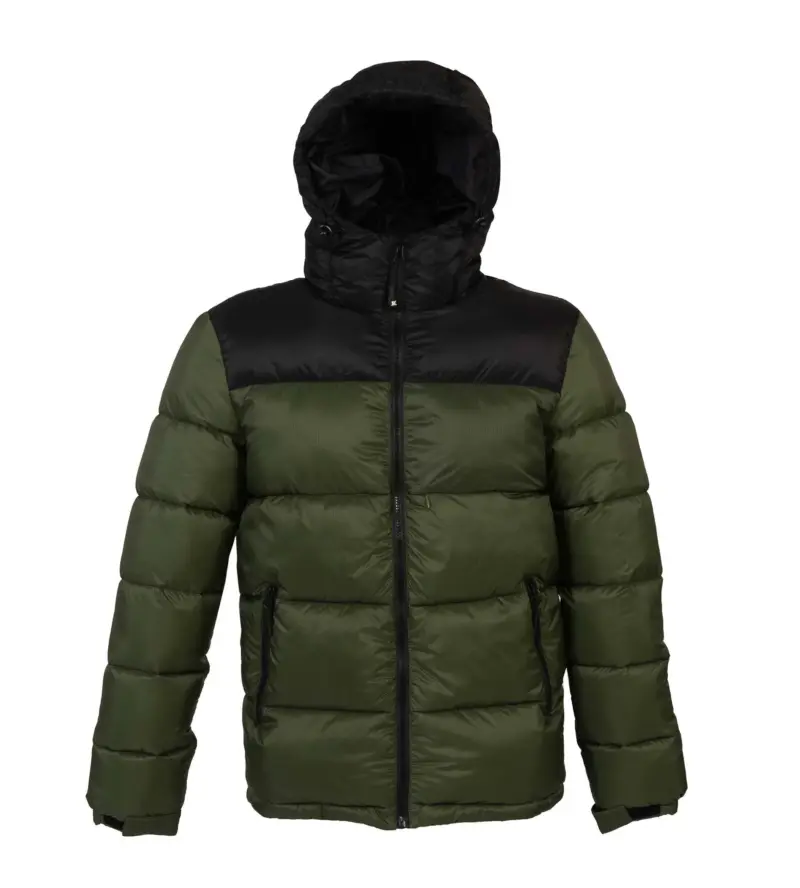 994863_resized Giubbotto Siberia Man - Μαύρο/Χακί