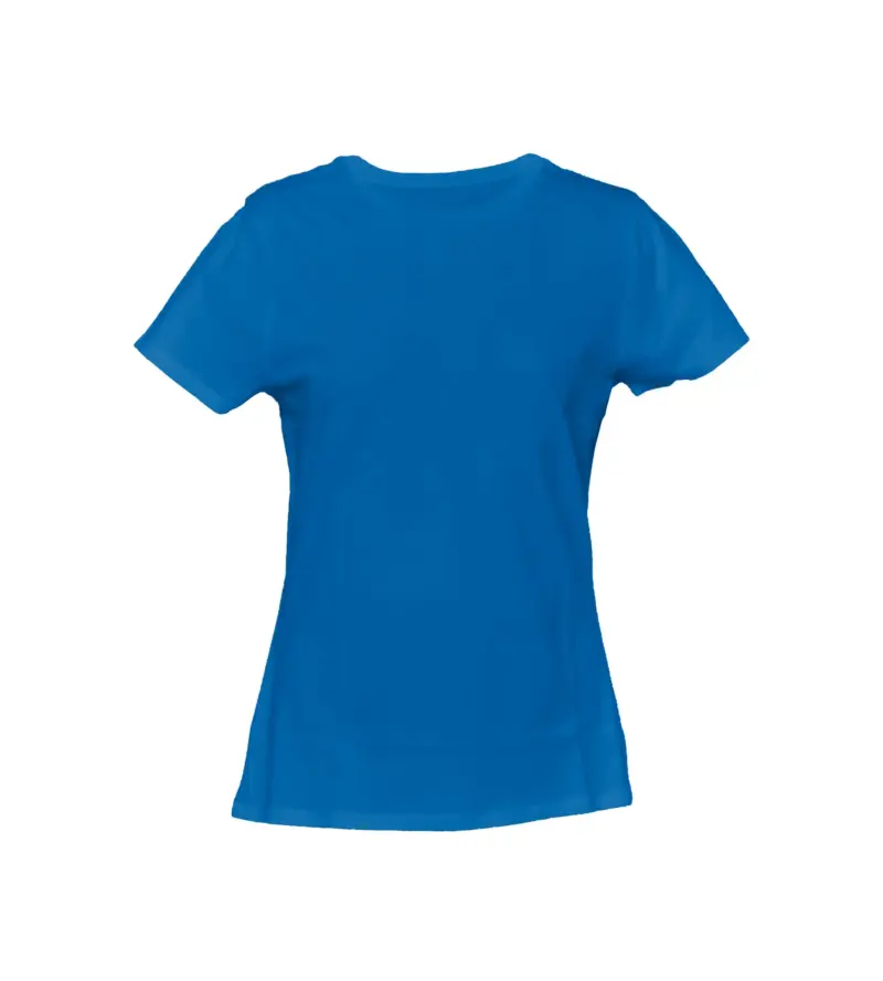T-shirt Los Angeles Lady - Μπλε Ρουαγιάλ