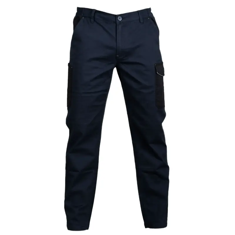 998442_resized Pantalone Zurigo Bicolor - Μπλε