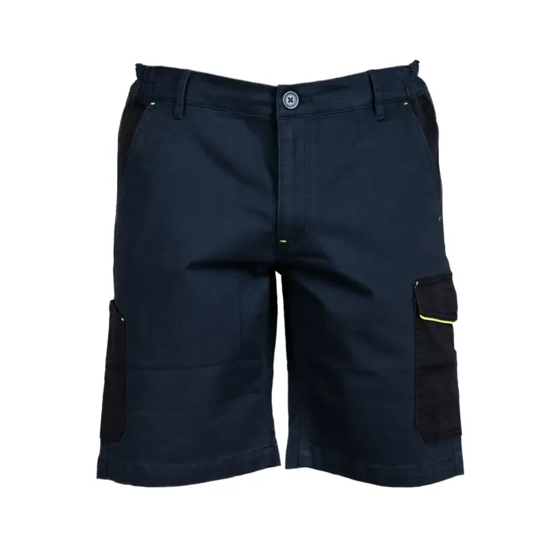 998451_resized Pantalone Zurigo Shorts Bicolor - Ναυτικό