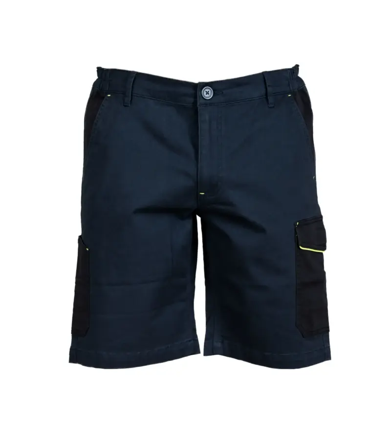 998451_resized Pantalone Zurigo Shorts Bicolor - Ναυτικό