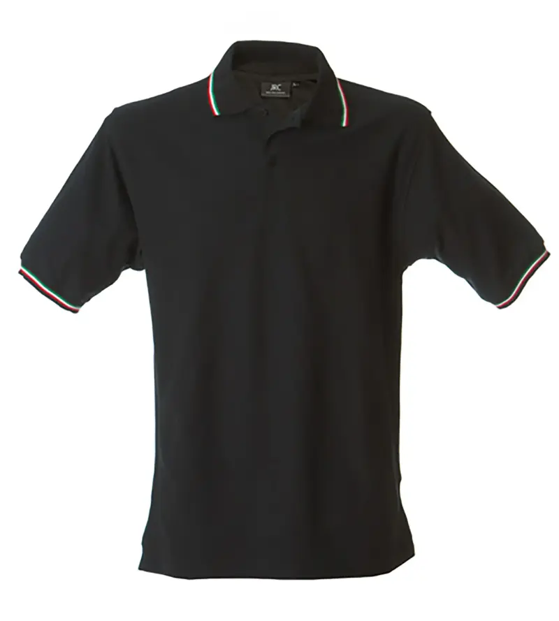 998802_resized Polo New Aosta Man - Μαύρο