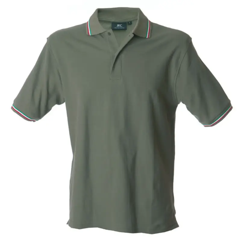 998803_resized Polo New Aosta Man - Στρατιωτικό Πράσινο