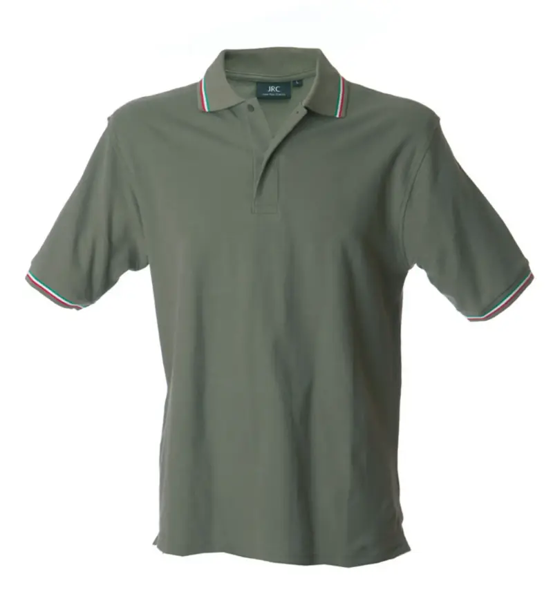998803_resized Polo New Aosta Man - Στρατιωτικό Πράσινο