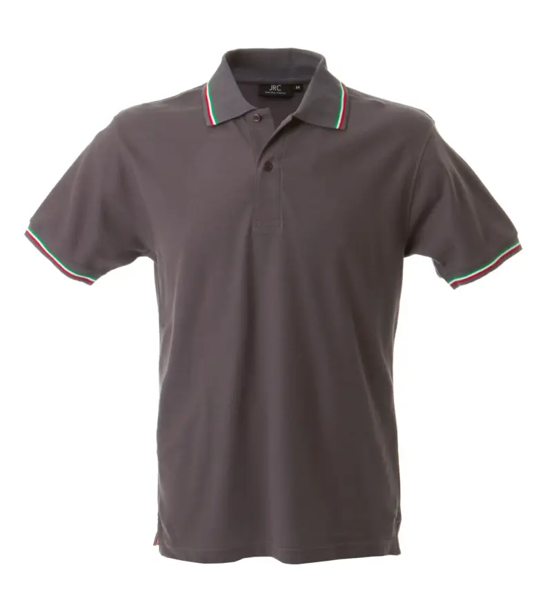 998805_resized Polo New Aosta Man - Γκρι