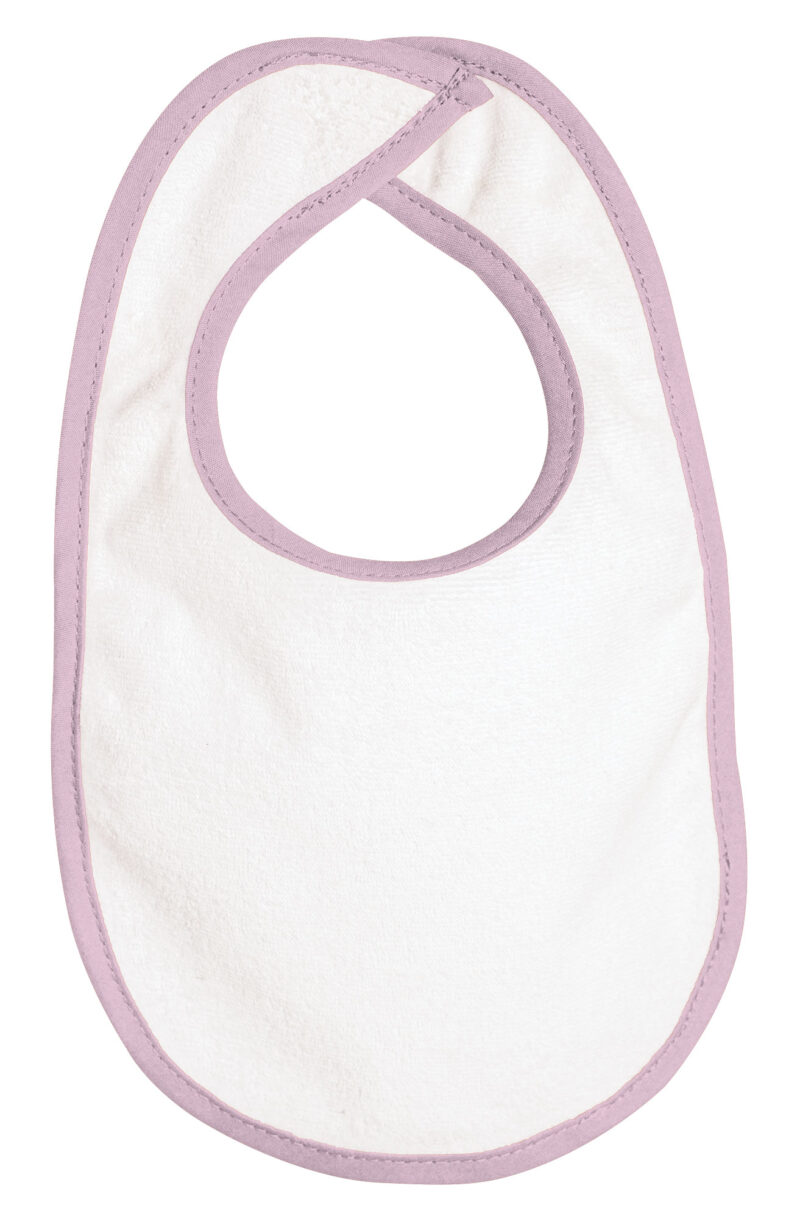 BAVACHIBS Bib CHILDHOOD - Λευκό-Cake Ροζ