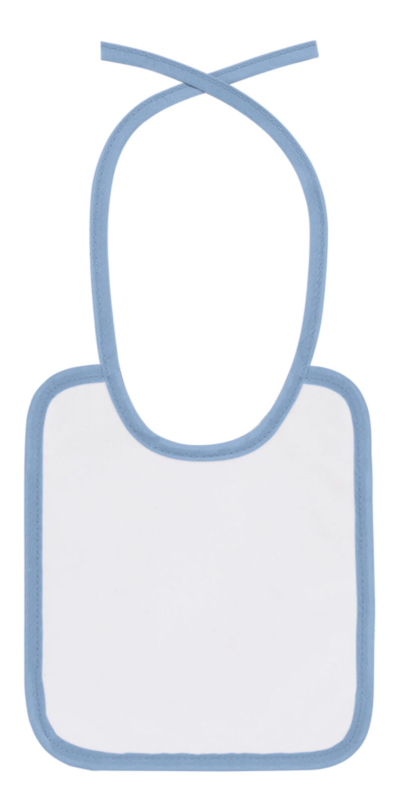 BAVATENBC Βρεφικό Bib TENDER - Λευκό-Γαλάζιο Μπλε