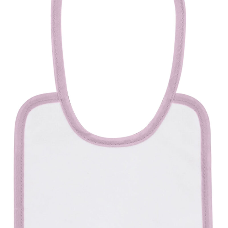 BAVATENBS Βρεφικό Bib TENDER - Λευκό-Cake Ροζ