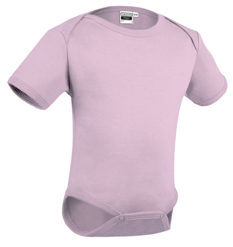 BDVABABRS Βρεφικό Bodysuit TEDDY - Ροζ cake