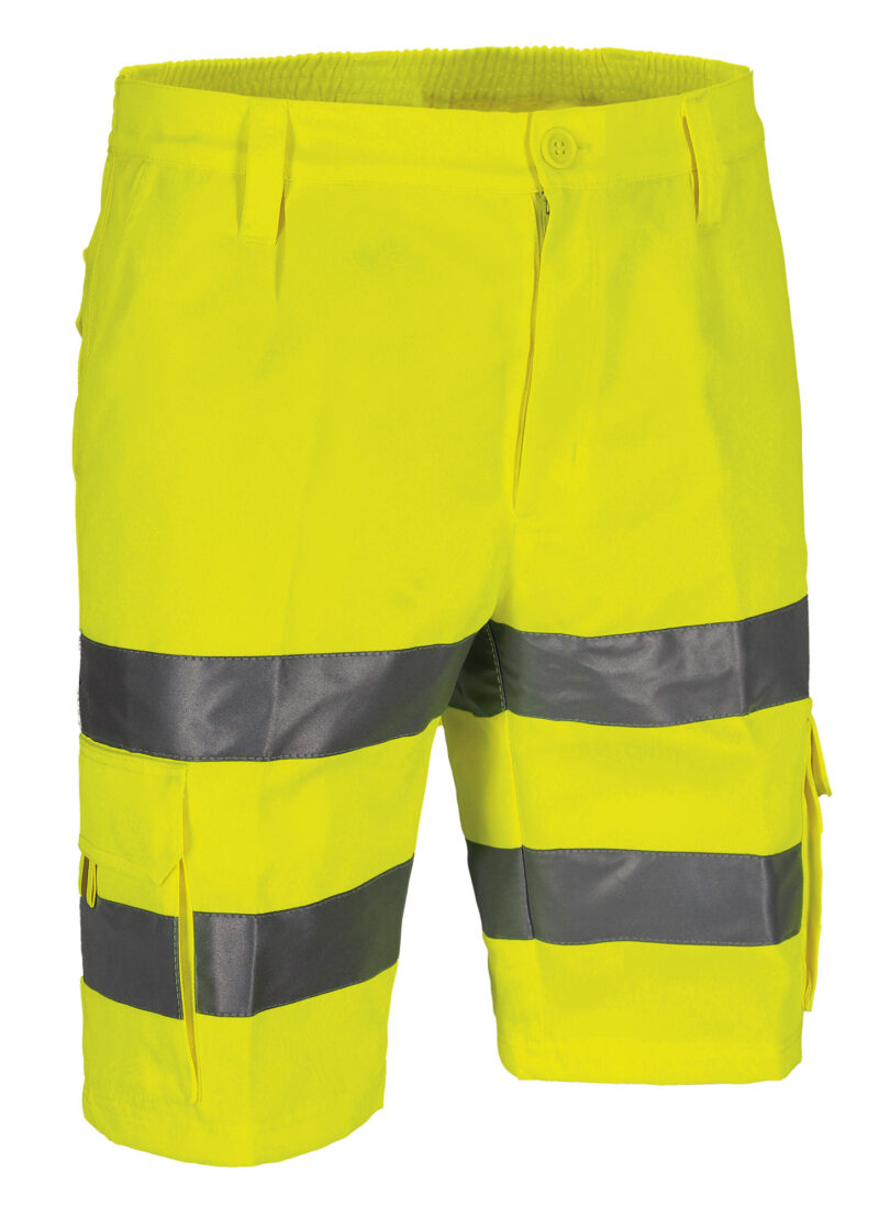 BEVAKOBAF Υψηλής ορατότητας Bermuda Shorts KOBUK - Fluo Κίτρινο