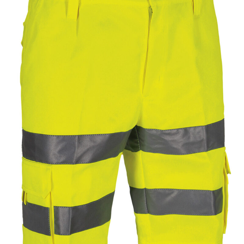 BEVAKOBAF Υψηλής ορατότητας Bermuda Shorts KOBUK - Fluo Κίτρινο