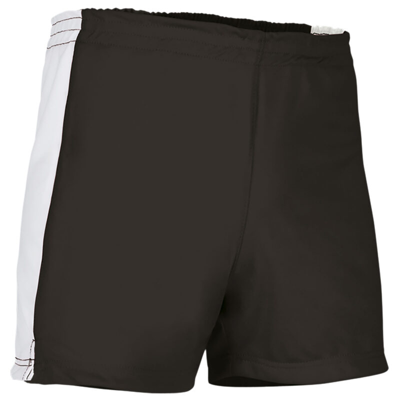 BEVAMILNB Αθλητικό Shorts MILAN - Μαύρο-Λευκό