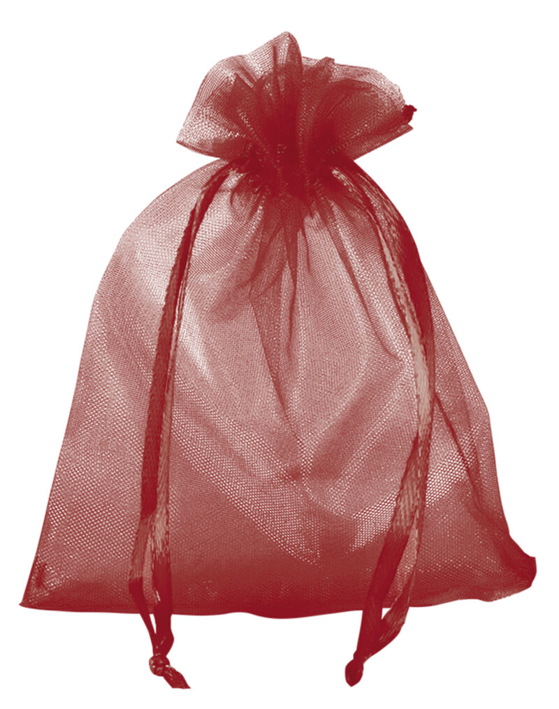 BOVAQUERJ Organza Bag QUEEN - Κόκκινο lotto