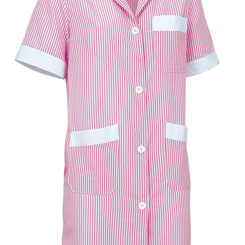 BTVAALABS Γυναικείο Lab Coat ALANIS - Λευκό-Bubblegum Ροζ