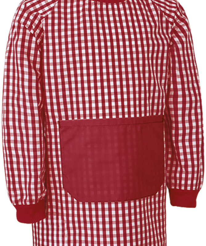 BTVAGARBR Kids Smock GARDEN - Λευκό-Lotto Κόκκινο