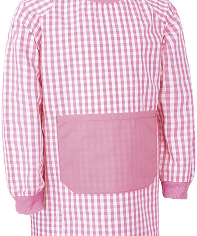 BTVAGARBS Kids Smock GARDEN - Λευκό-Candy Ροζ