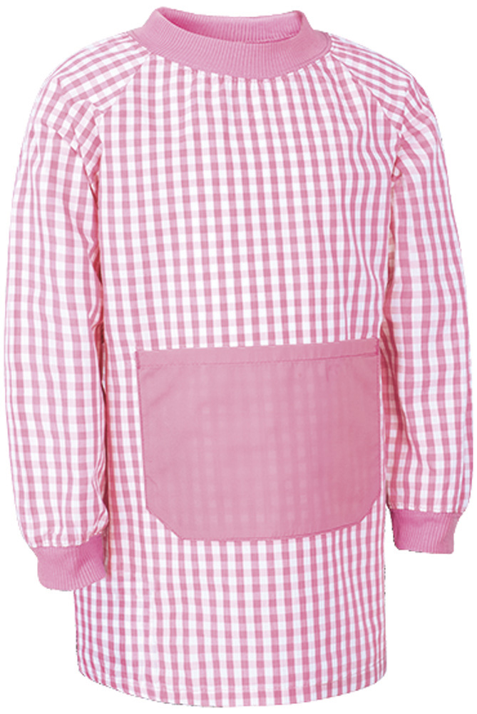 BTVAGARBS Kids Smock GARDEN - Λευκό-Candy Ροζ