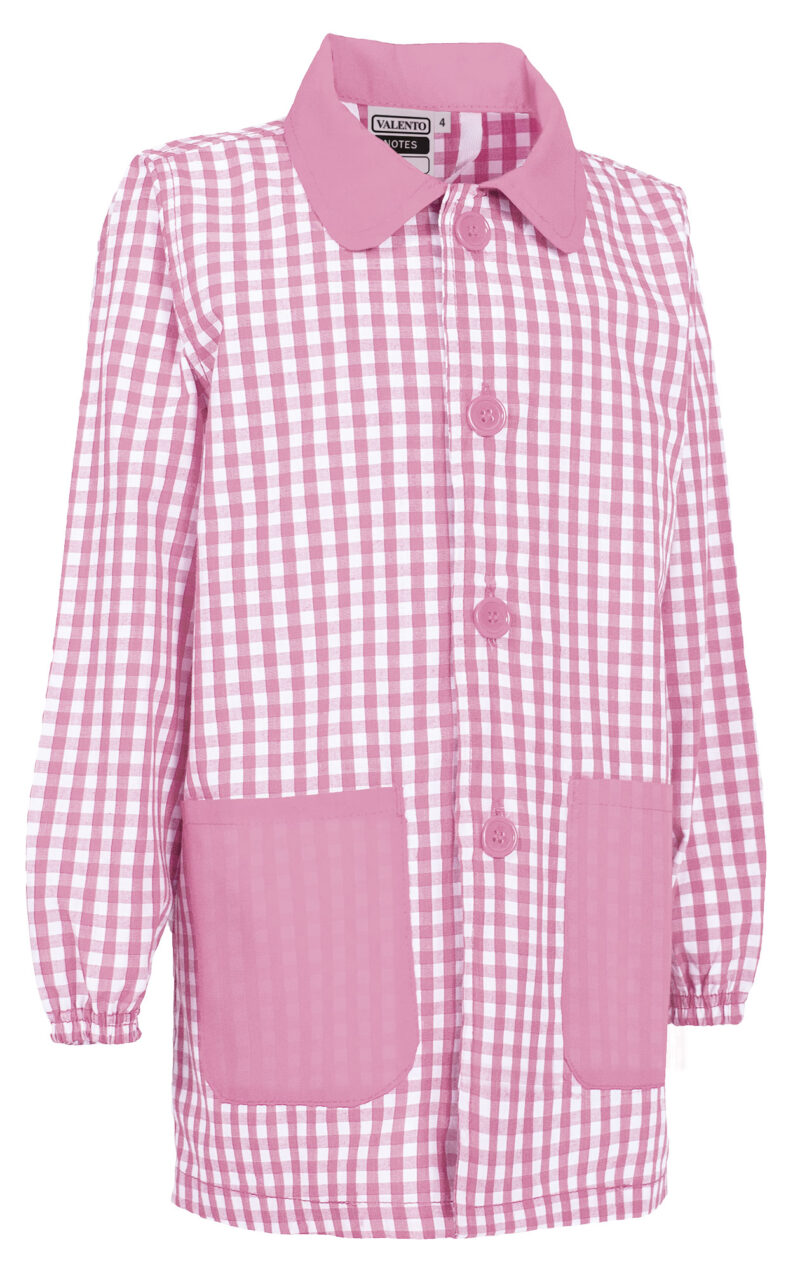 BTVANOTBS Kids Smock NOTES - Λευκό-Candy Ροζ