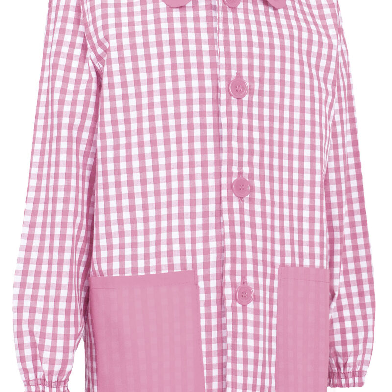BTVANOTBS Kids Smock NOTES - Λευκό-Candy Ροζ