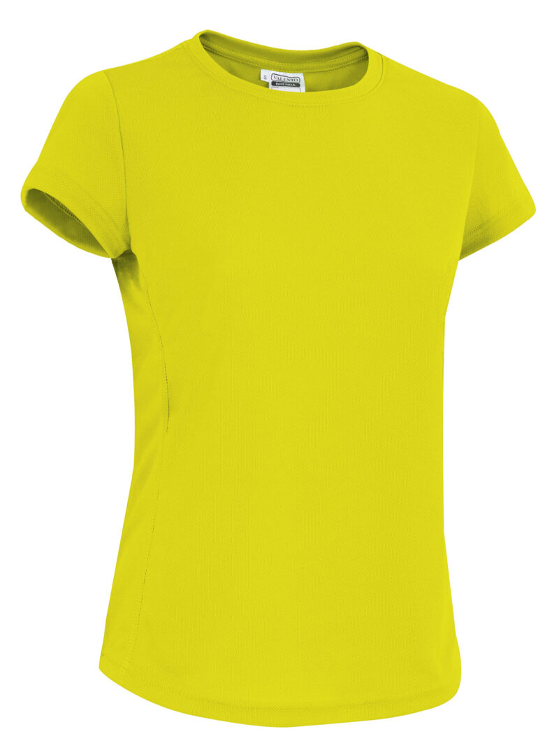 CAVABRNAF Γυναικείο Sports T-Shirt BRENDA - Fluo Κίτρινο