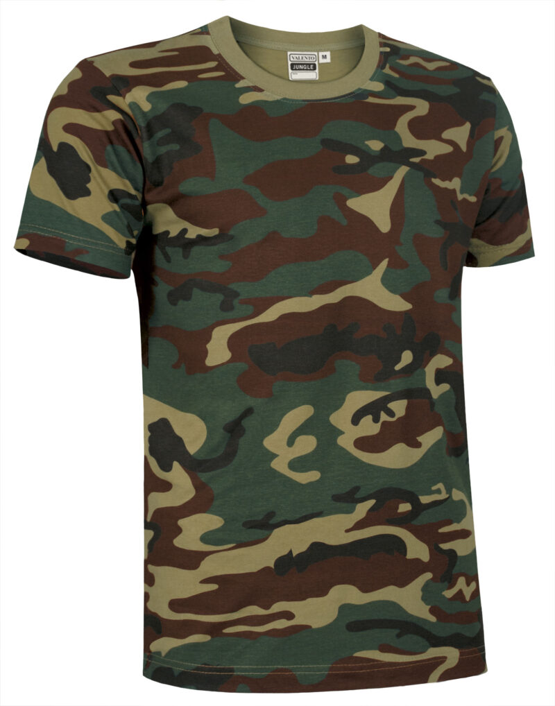 CAVACAMCM T-Shirt JUNGLE - Woodland Camouflage