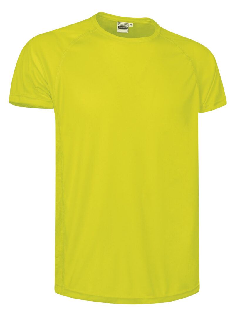 Τεχνικό T-Shirt CHALLENGE - Fluo Κίτρινο