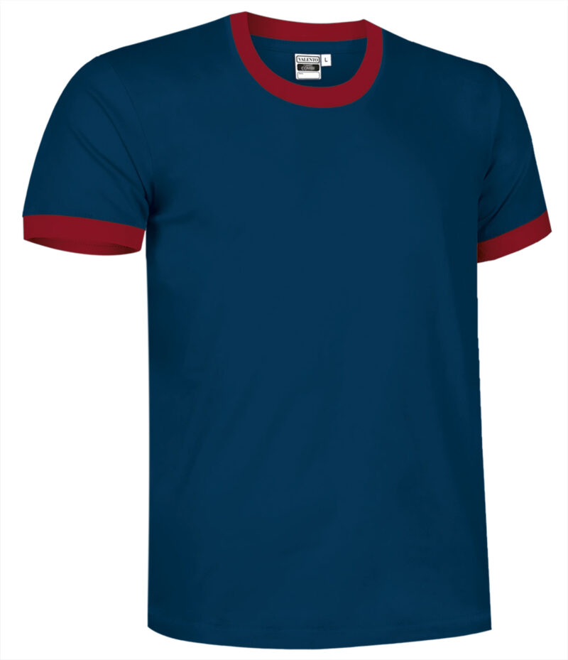 CAVACOMMR T-Shirt COMBI - Orion Μπλε σκούρο Μπλε-Lotto Κόκκινο