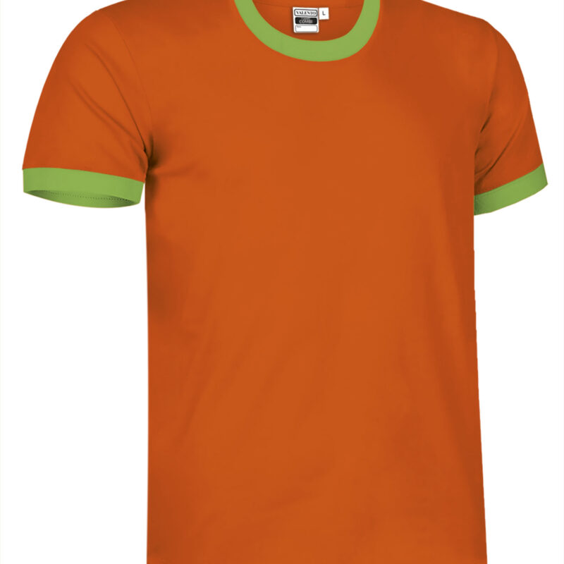 CAVACOMNV T-Shirt COMBI - Party Πορτοκαλί-Μήλο Πράσινο