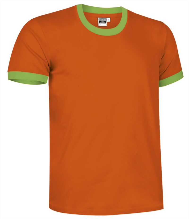 CAVACOMNV T-Shirt COMBI - Party Πορτοκαλί-Μήλο Πράσινο