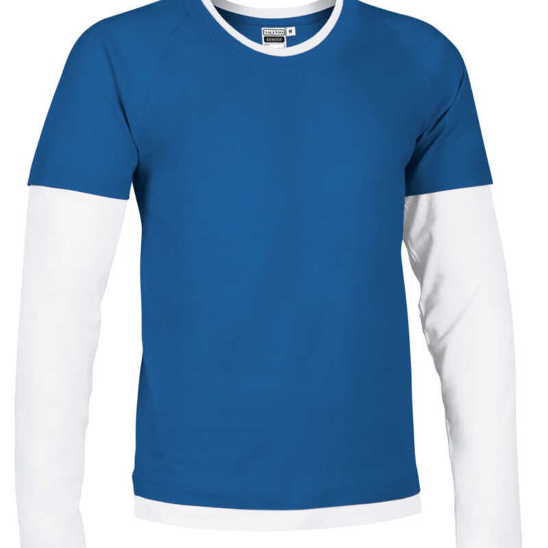 T-Shirt DENVER - Ρουά Μπλε-Λευκό