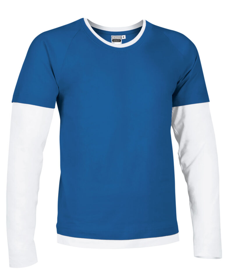 CAVADENAB T-Shirt DENVER - Ρουά Μπλε-Λευκό