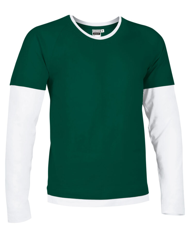 CAVADENBB T-Shirt DENVER - Μπουκαλί Πράσινο-Λευκό