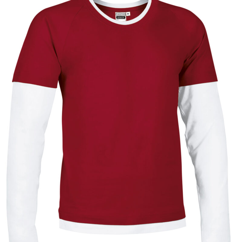 CAVADENRB T-Shirt DENVER - Lotto Κόκκινο-Λευκό
