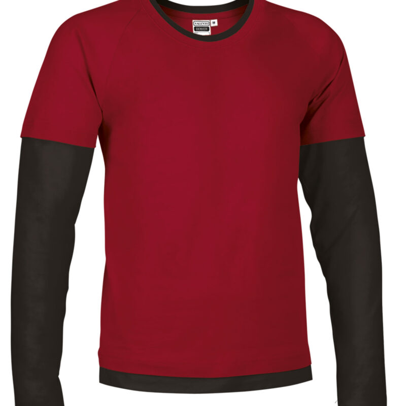 CAVADENRN T-Shirt DENVER - Lotto Κόκκινο-Μαύρο