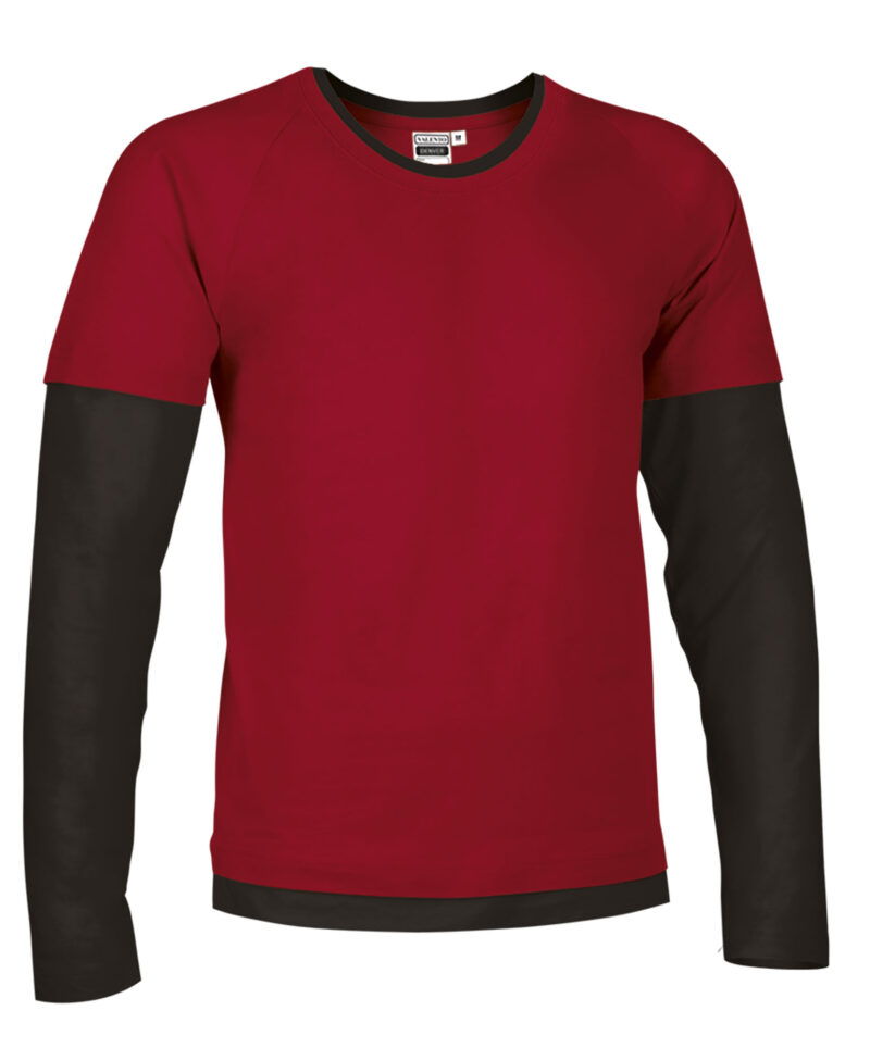 CAVADENRN T-Shirt DENVER - Lotto Κόκκινο-Μαύρο