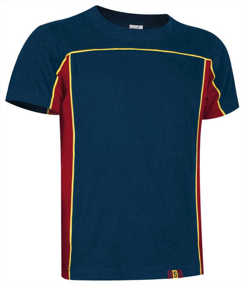 CAVAFURME T-Shirt FURIA - Orion Μπλε σκούρο Μπλε-Lotto Κόκκινο-Λεμονί Κίτρινο