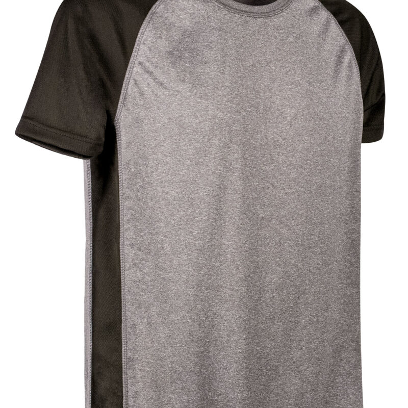 CAVALANAN Τεχνικό T-Shirt LANDING - Anthracite Μελανζέ-Μαύρο