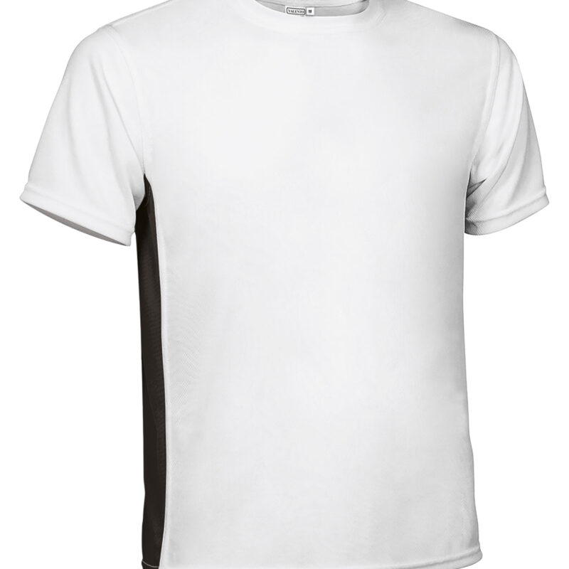 CAVALEOBN Τεχνικό T-Shirt LEOPARD - Λευκό-Μαύρο