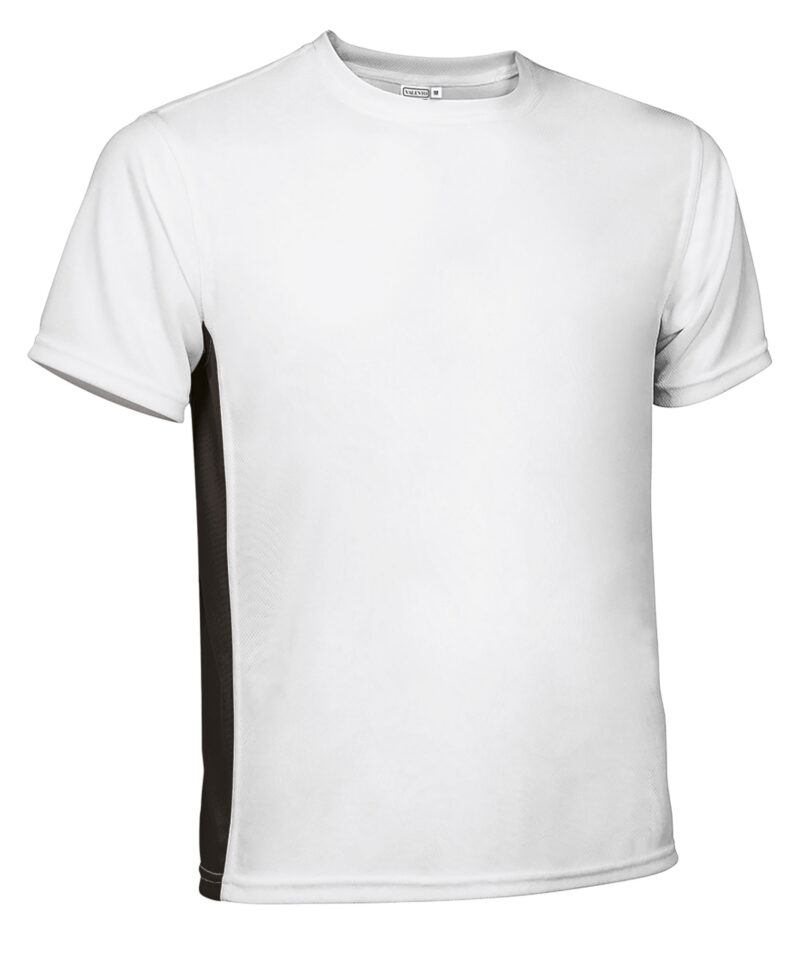 CAVALEOBN Τεχνικό T-Shirt LEOPARD - Λευκό-Μαύρο