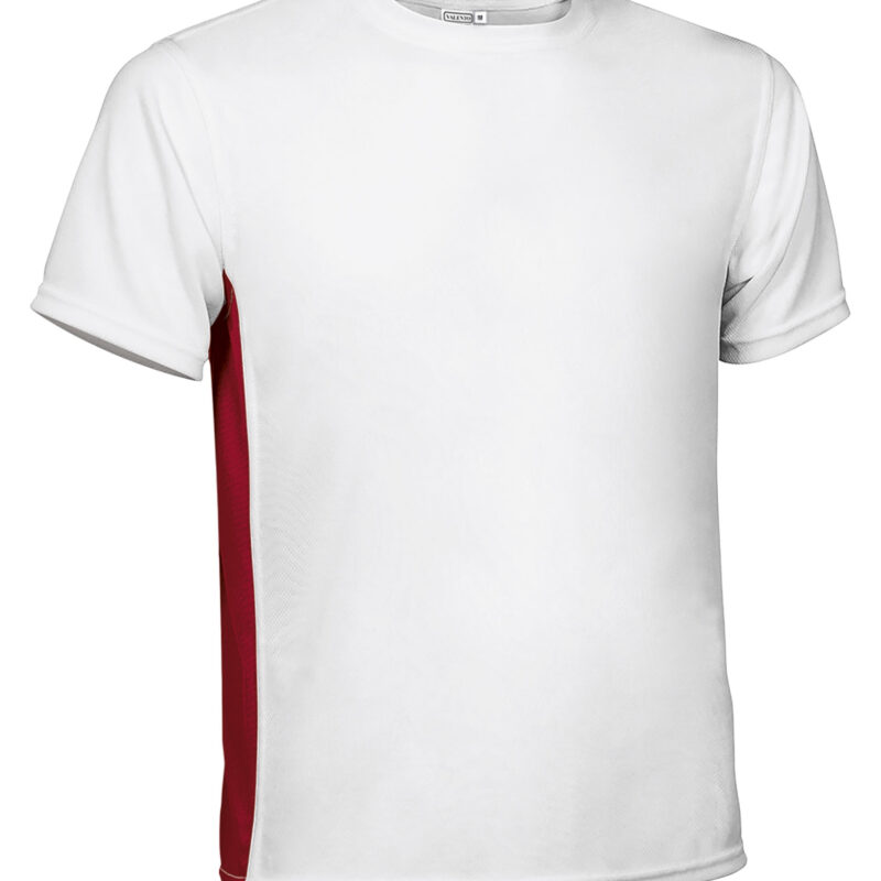 CAVALEOBR Τεχνικό T-Shirt LEOPARD - Λευκό-Lotto Κόκκινο