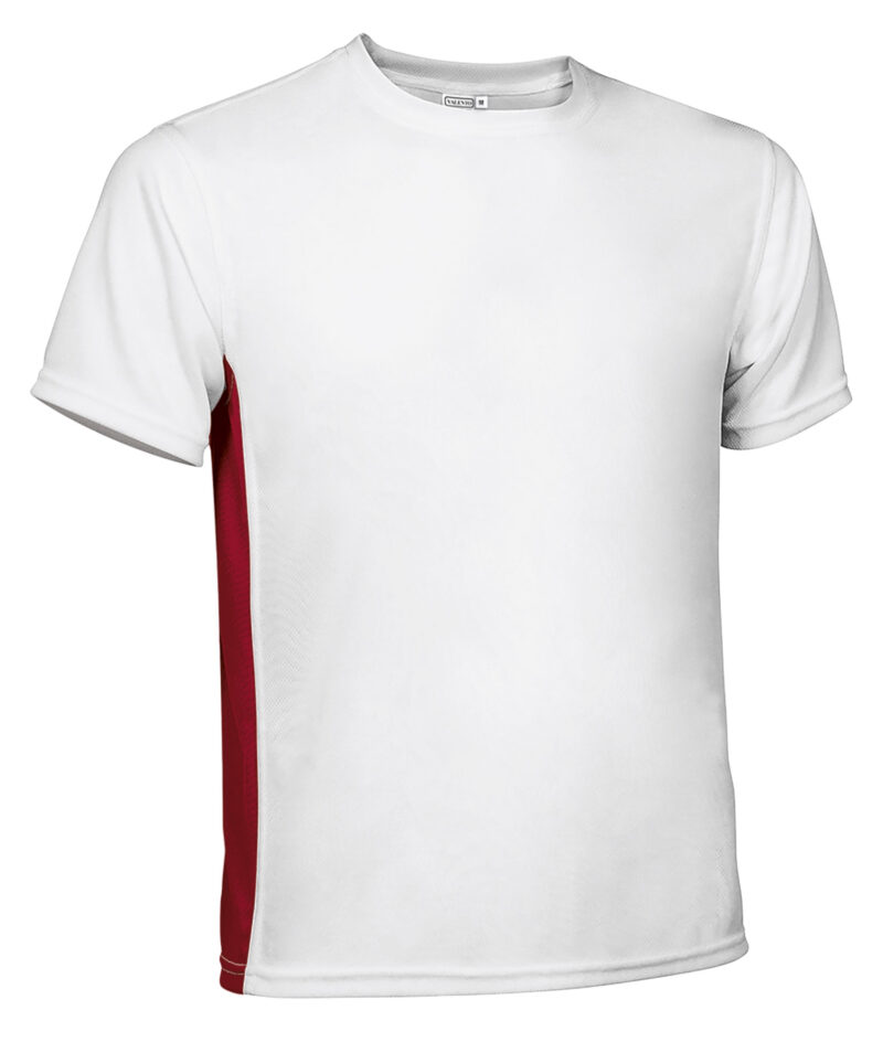 Τεχνικό T-Shirt LEOPARD - Λευκό-Lotto Κόκκινο