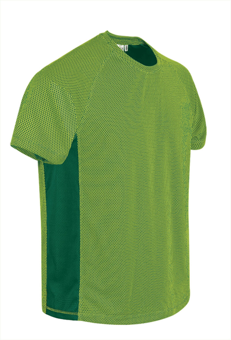CAVAMARVK Τεχνικό T-Shirt MARATHONER - Fluo Πράσινο-Kelly Πράσινο