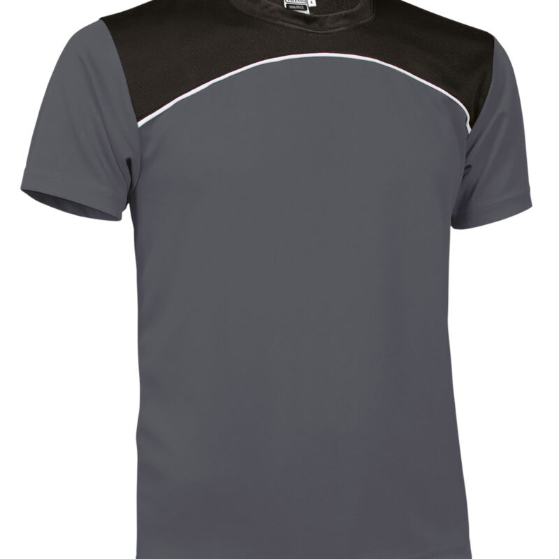CAVAMAUGB Τεχνικό T-Shirt MAURICE - Charcoal Γκρι-Λευκό-Μαύρο