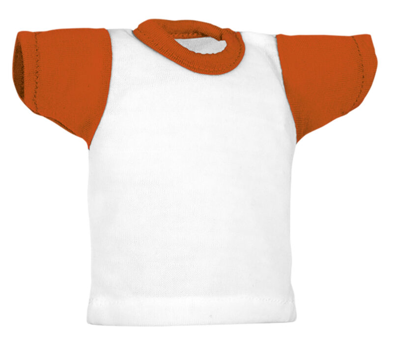 CAVAMINBJ Mini t-shirt MINICAMISETA - Λευκό-Party Πορτοκαλί