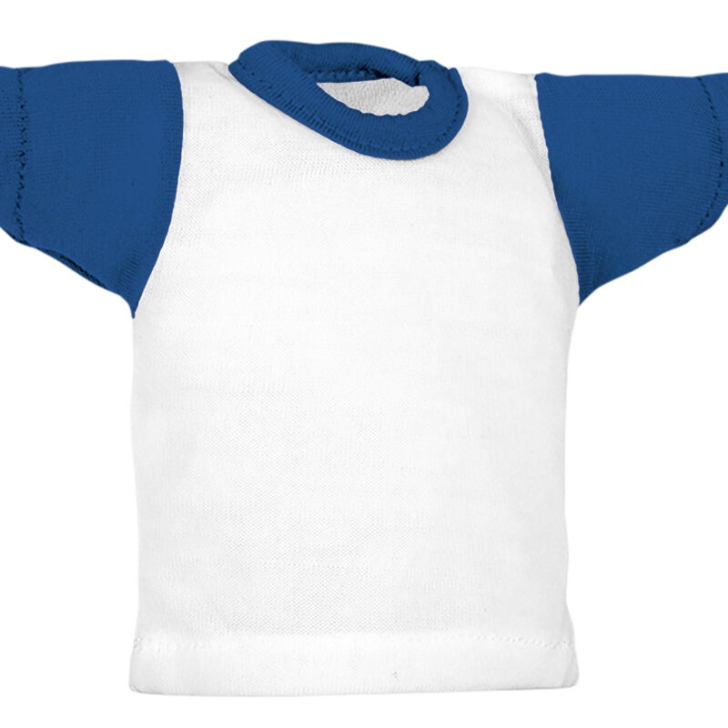 Mini t-shirt MINICAMISETA - Λευκό-Ρουά Μπλε