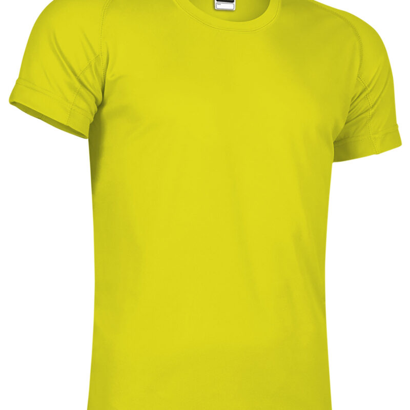 CAVARESAF Τεχνικό T-Shirt RESISTANCE - Fluo Κίτρινο