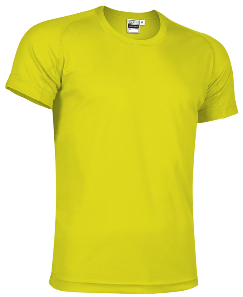 CAVARESAF Τεχνικό T-Shirt RESISTANCE - Fluo Κίτρινο